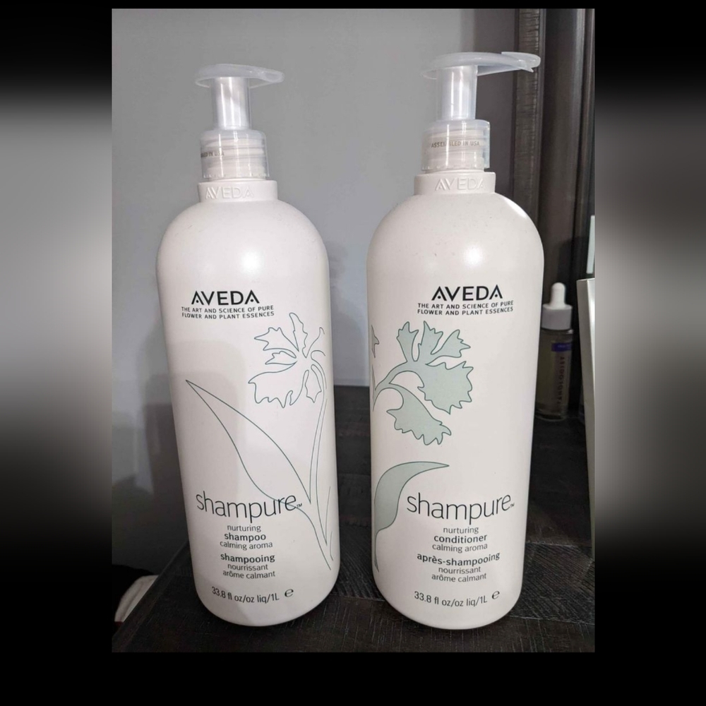 Aveda Shampure Shampoo And Conditioner - 1 Litre With Pump
